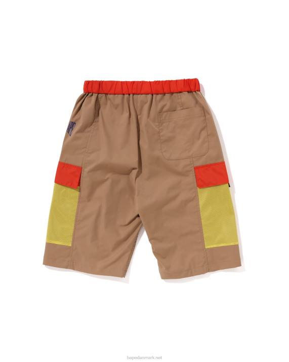A Bathing Ape børn mesh lommeshorts HH6J1308 beige