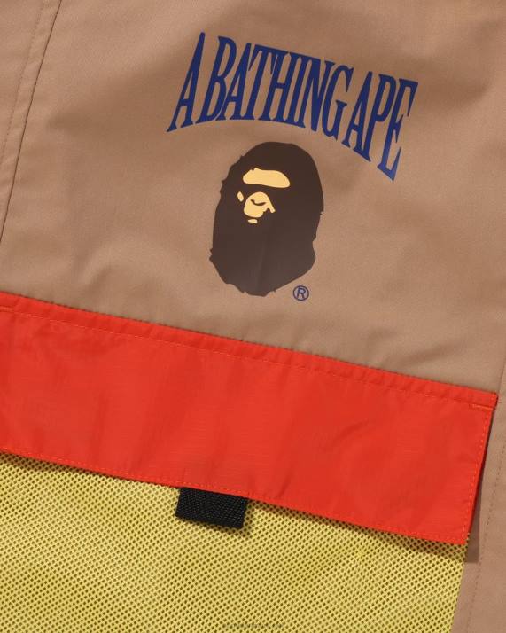 A Bathing Ape børn mesh lommeshorts HH6J1308 beige