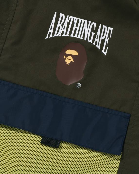 A Bathing Ape børn mesh lommeshorts HH6J1311 dyb jungle
