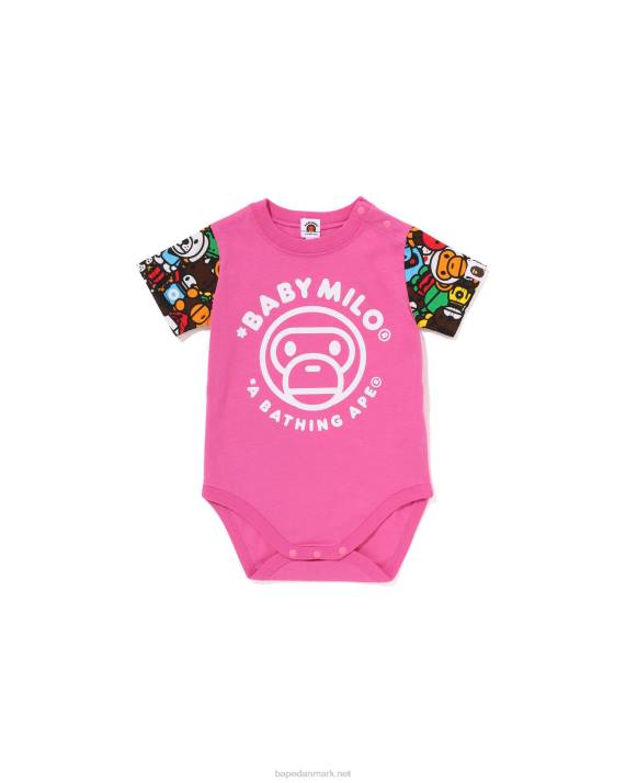 A Bathing Ape børn milo all safari gavesæt HH6J1392 lyserød