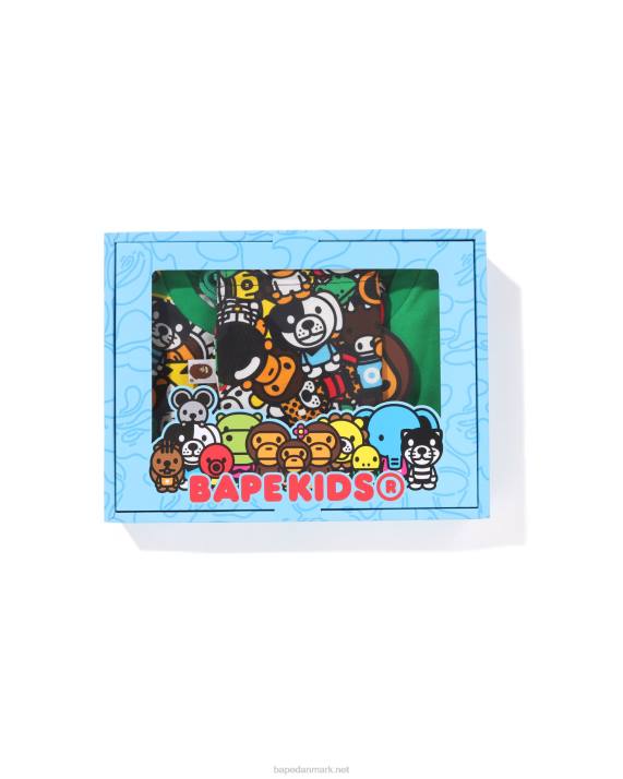 A Bathing Ape børn milo all safari gavesæt HH6J1393 smaragd