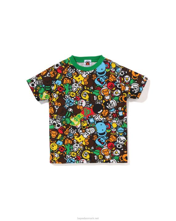 A Bathing Ape børn milo all safari gavesæt HH6J1393 smaragd