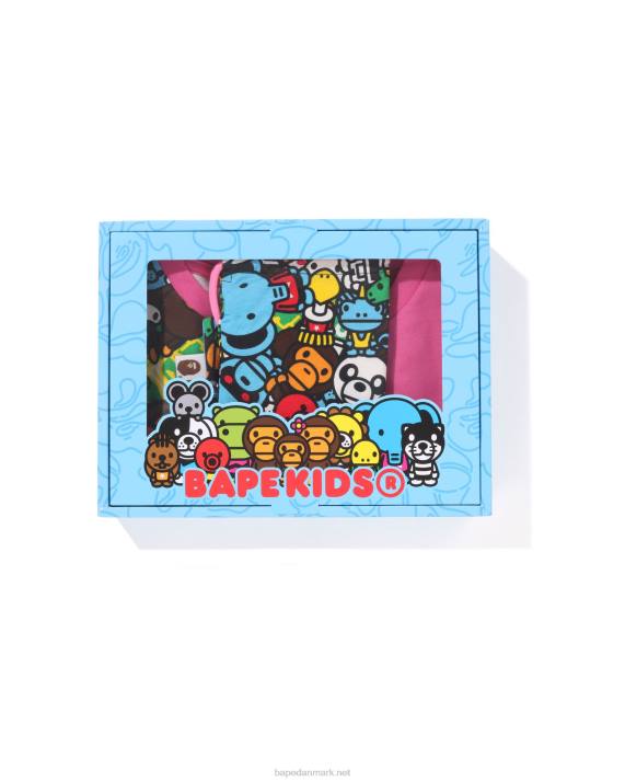 A Bathing Ape børn milo all safari gavesæt HH6J1394 lyserød