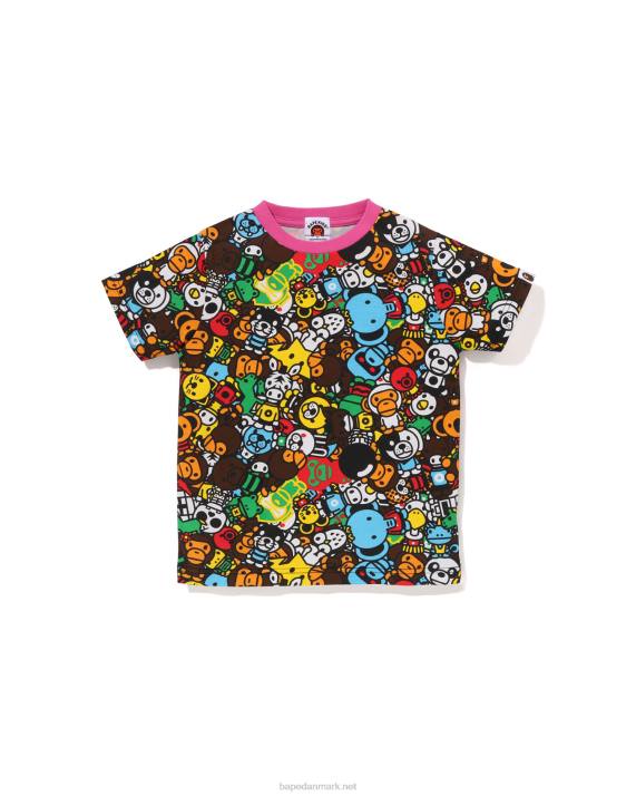 A Bathing Ape børn milo all safari gavesæt HH6J1394 lyserød
