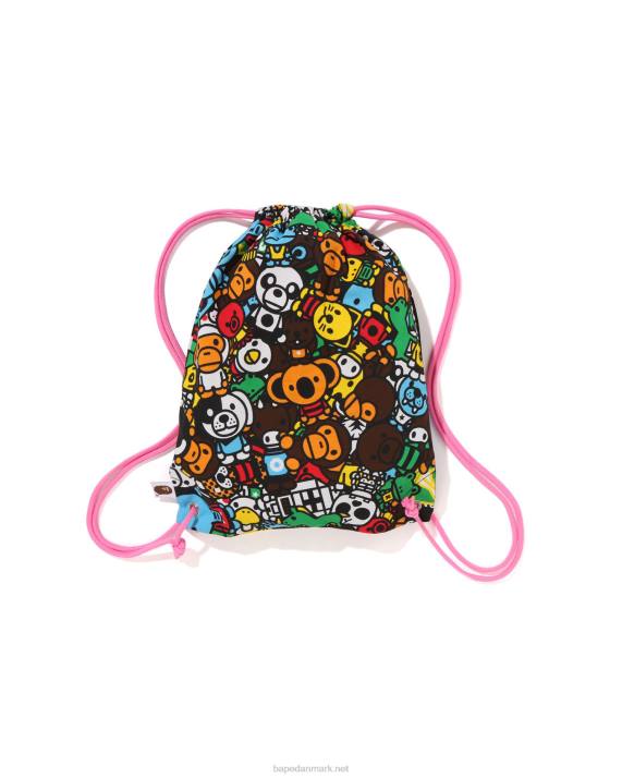 A Bathing Ape børn milo all safari gavesæt HH6J1394 lyserød