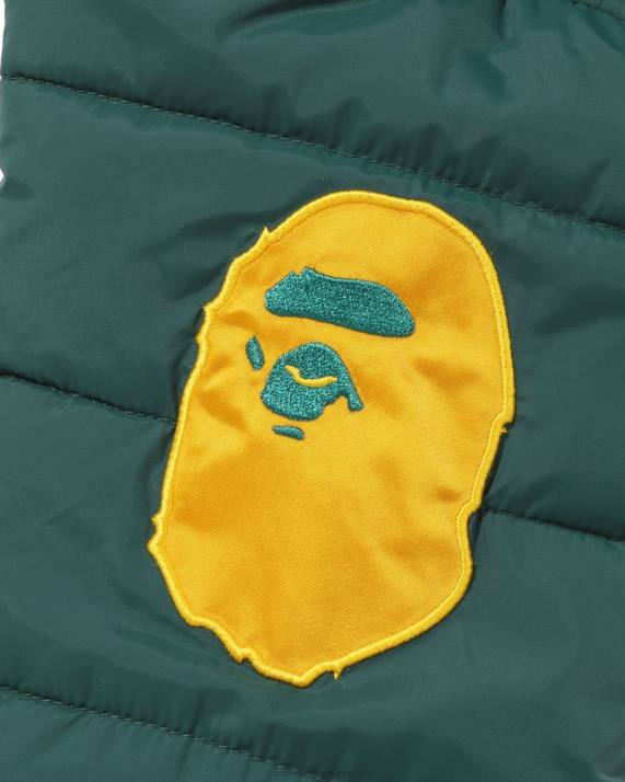 A Bathing Ape børn patch-polstret jakke HH6J1548 militærgrøn