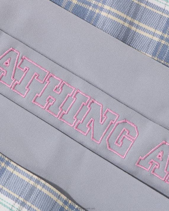 A Bathing Ape børn ternet plisseret nederdel jr HH6J1443 blå