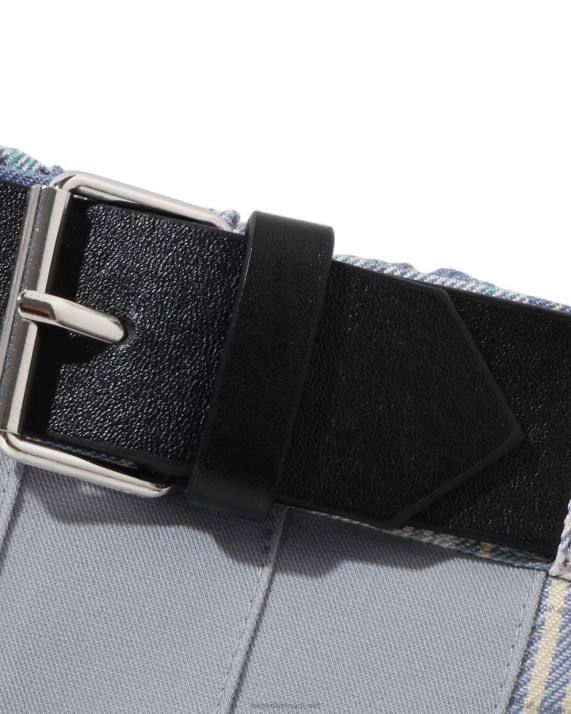 A Bathing Ape børn ternet plisseret nederdel jr HH6J1443 blå