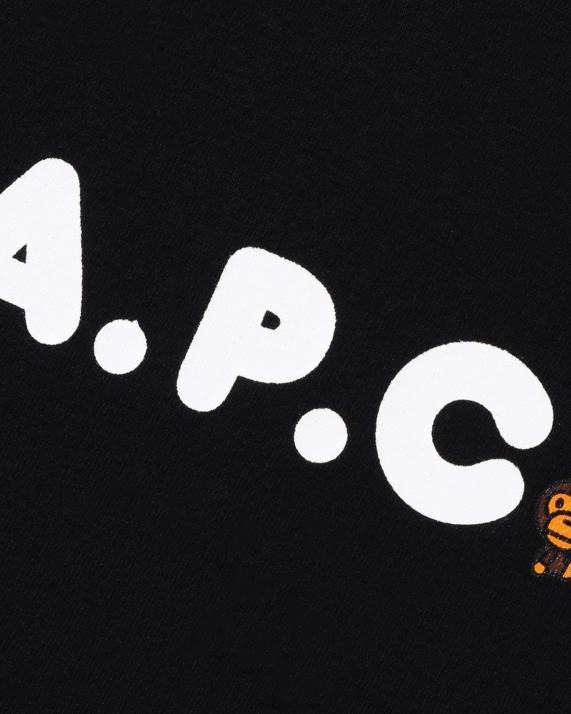 A Bathing Ape børn x apc milo på apc tee HH6J1572 sort