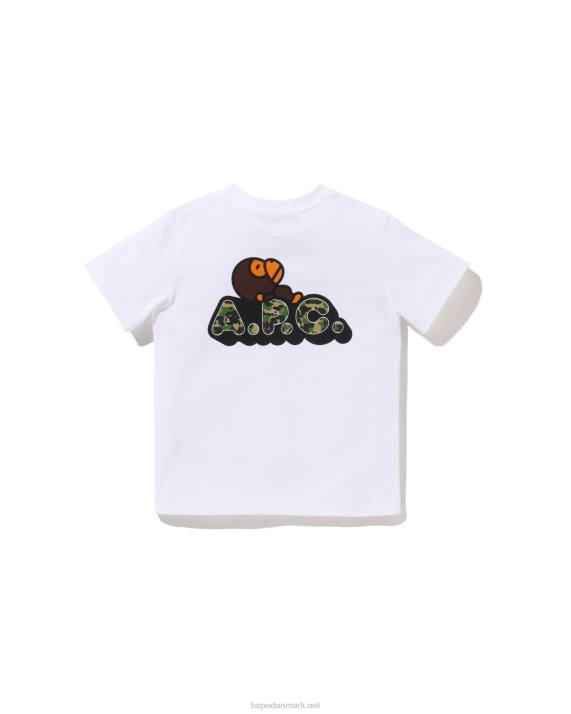 A Bathing Ape børn x apc milo på apc tee HH6J1573 hvid
