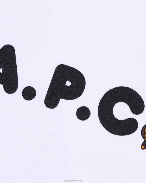 A Bathing Ape børn x apc milo på apc tee HH6J1573 hvid