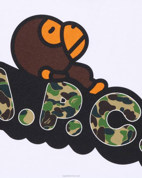 A Bathing Ape børn x apc milo på apc tee HH6J1573 hvid