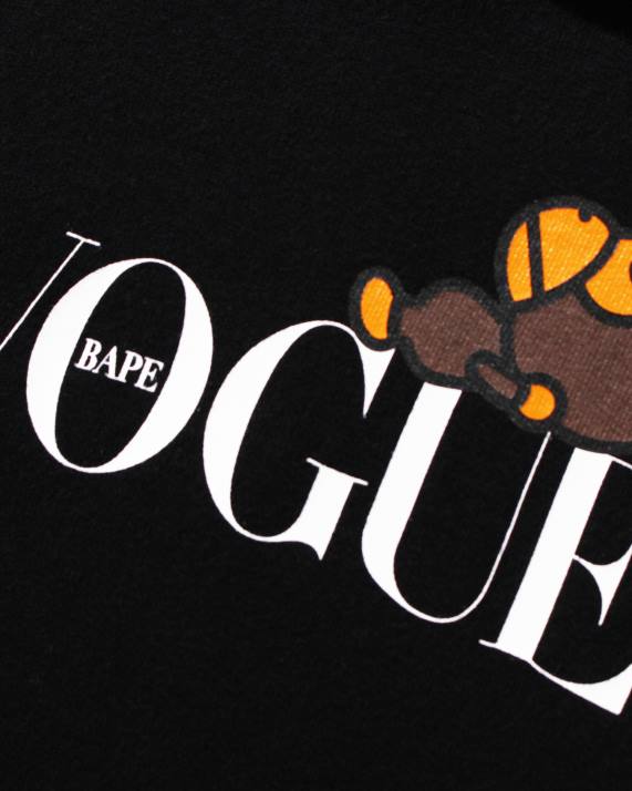 A Bathing Ape børn x vogue milo pullover hættetrøje HH6J1619 sort