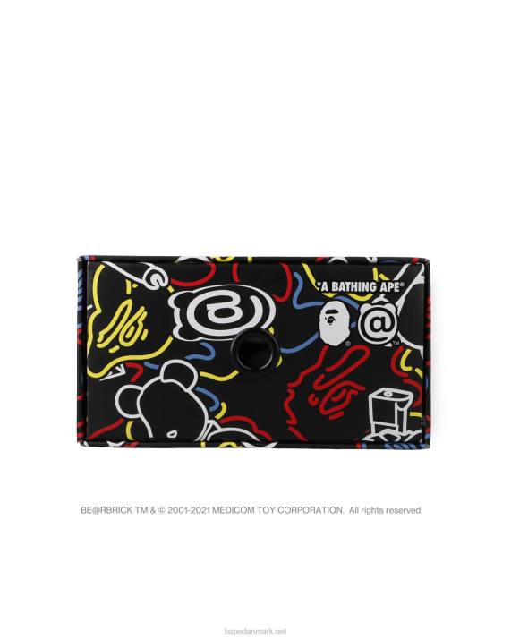 Mænd bape sta x medicom toy be r camo m1 sneakers HH6J734 sort