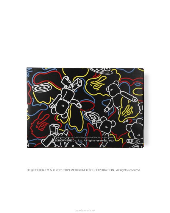 Mænd bape sta x medicom toy be r camo m1 sneakers HH6J734 sort