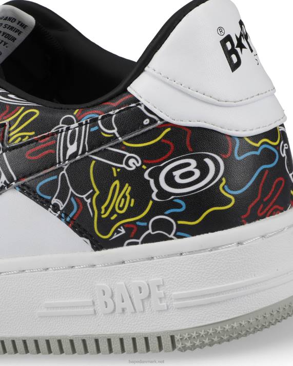 Mænd bape sta x medicom toy be r camo m1 sneakers HH6J734 sort