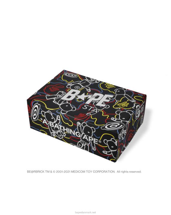 Mænd bape sta x medicom toy be r camo m1 sneakers HH6J734 sort