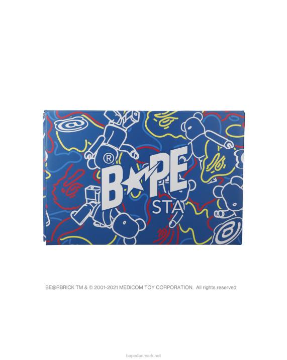 Mænd bape sta x medicom toy be r camo m1 sneakers HH6J735 lyseblå