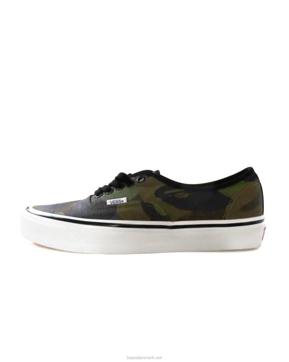 Mænd bape x vans 1 camo autentisk HH6J725 militærgrøn
