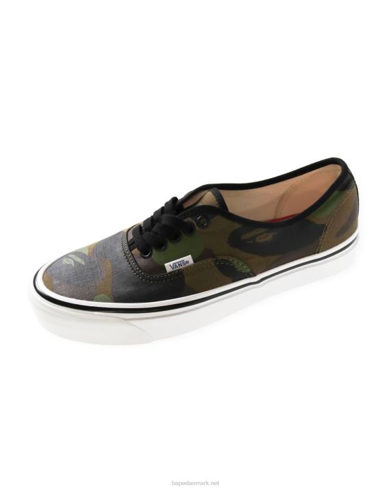 Mænd bape x vans 1 camo autentisk HH6J725 militærgrøn