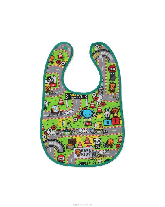 A Bathing Ape børn baby milo racerhagesmæk HH6J1716 lysegrøn