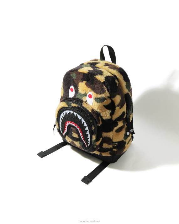 A Bathing Ape børn 1. camo boa shark daypack HH6J1798 gul