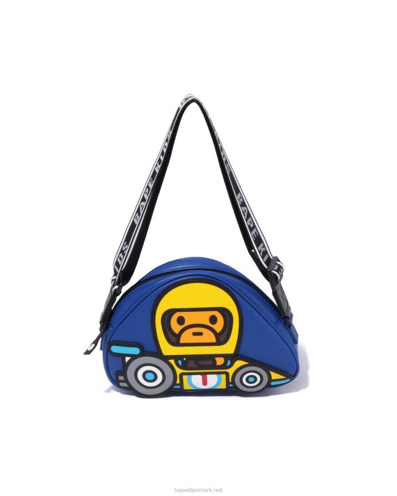A Bathing Ape børn baby milo racing skuldertaske HH6J1730 blå