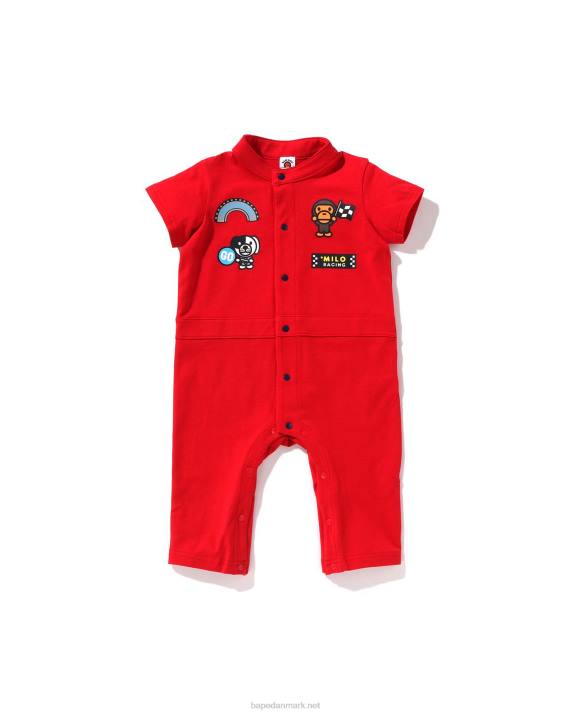 A Bathing Ape børn baby milo racerbukser HH6J1734 knaldrød
