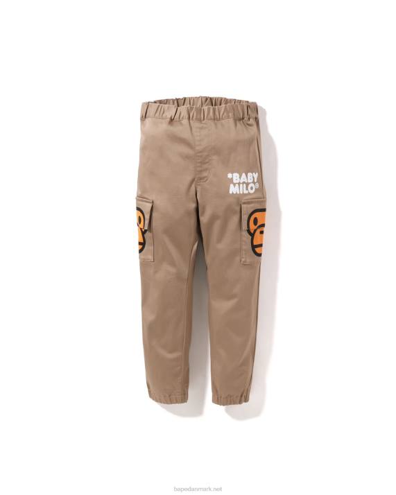 A Bathing Ape børn baby milo sidelomme ansigtsbukser HH6J1598 beige
