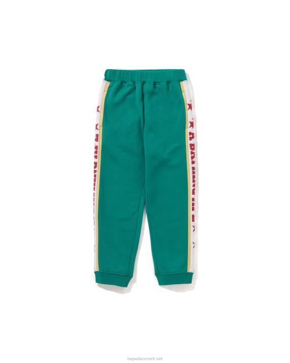 A Bathing Ape børn color block sweatbukser HH6J1578 mynte