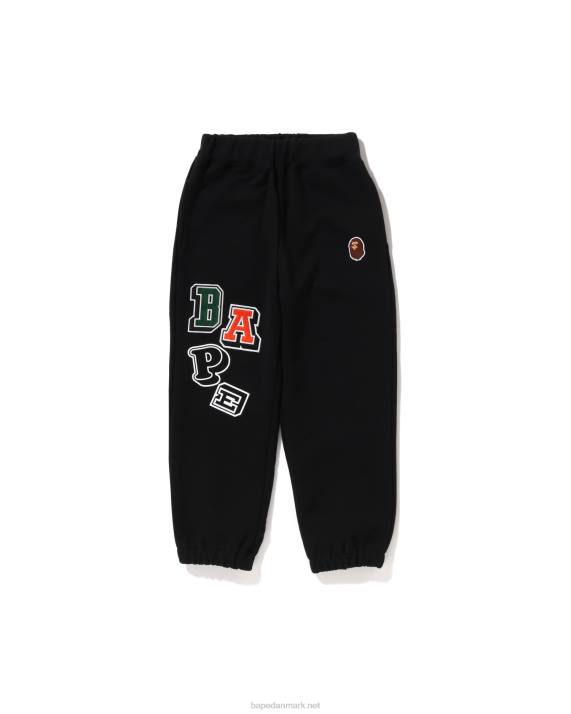 A Bathing Ape børn multi fonte joggingbukser HH6J1684 sort