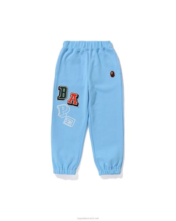 A Bathing Ape børn multi fonte joggingbukser HH6J1685 blå