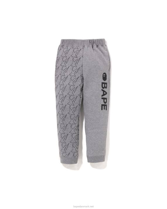 A Bathing Ape børn sta quiltende joggingbukser HH6J1542 grå