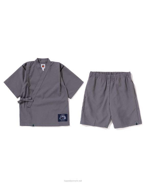 A Bathing Ape børn japan jinbei dragt HH6J1333 grå