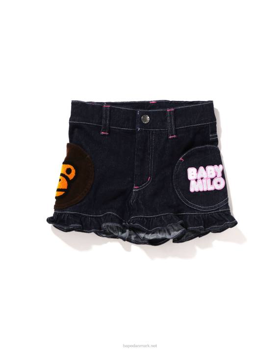 A Bathing Ape børn baby milo pocket fill shorts HH6J1600 Marine blå