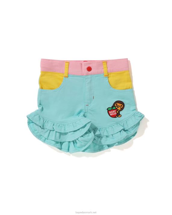 A Bathing Ape børn strawberry milo frill shorts HH6J1721 caise
