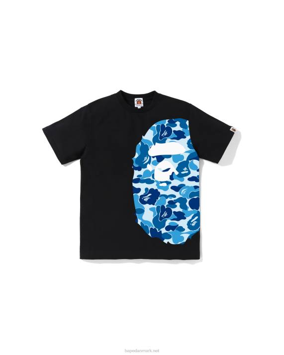 A Bathing Ape børn abc camo side big head tee jr HH6J1281 sort