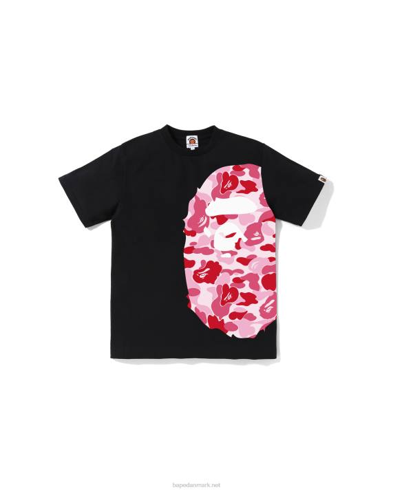 A Bathing Ape børn abc camo side big head tee jr HH6J1283 sort