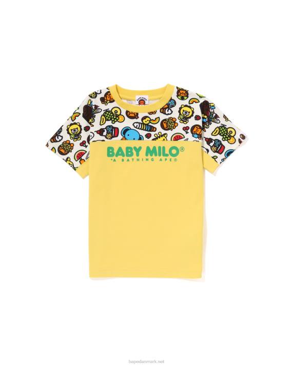 A Bathing Ape børn baby milo blandet frugt t-shirt HH6J1423 gul