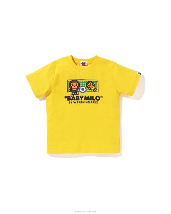 A Bathing Ape børn baby milo fodboldtrøje HH6J1559 gul