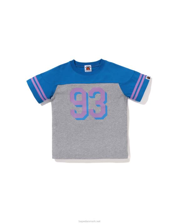A Bathing Ape børn fodbold t-shirt HH6J1313 blå