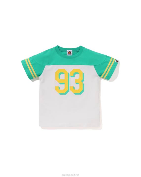 A Bathing Ape børn fodbold t-shirt HH6J1314 lysegrøn