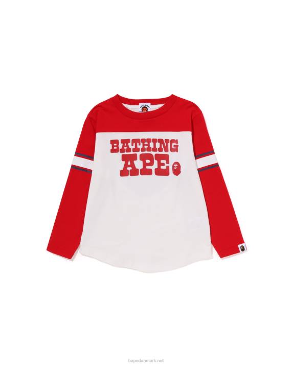 A Bathing Ape børn fodbold t-shirt HH6J1514 hvid