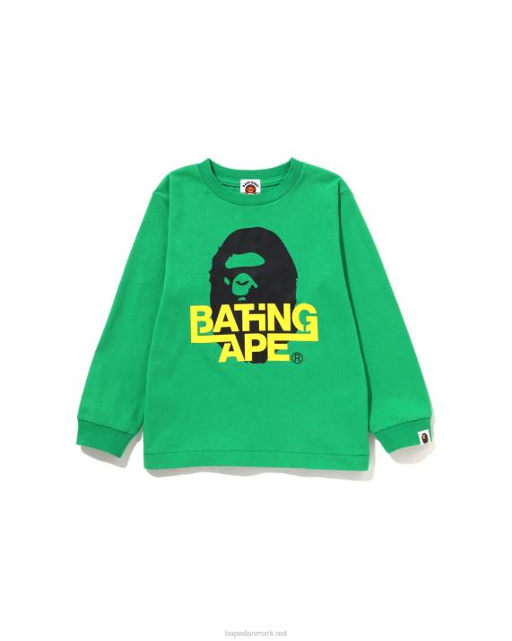 A Bathing Ape børn hoved t-shirt HH6J1511 mynte