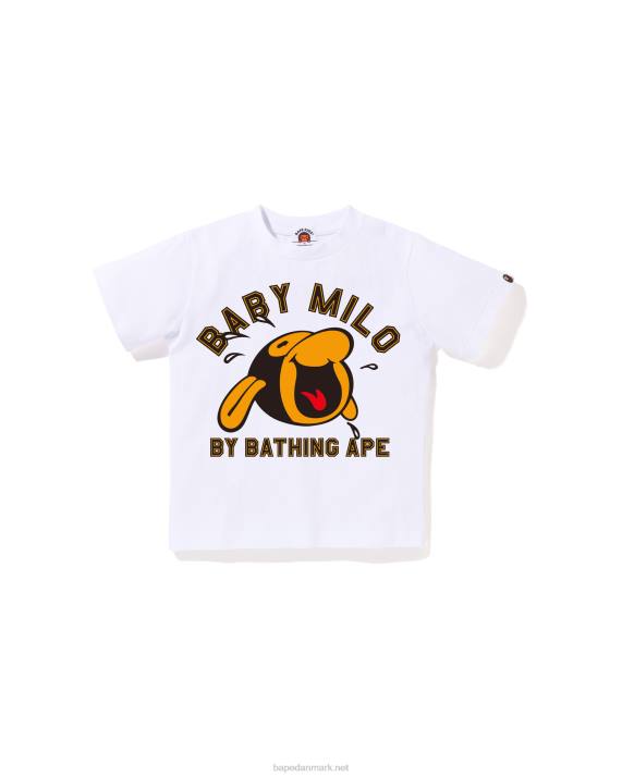 A Bathing Ape børn klassisk baby milo t-shirt HH6J1351 hvid