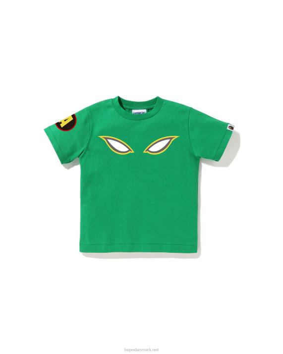 A Bathing Ape børn skygge t-shirt HH6J1364 militærgrøn