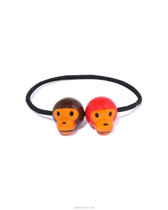 A Bathing Ape Kvinder baby milo hår gummibånd sæt HH6J1074 Brun