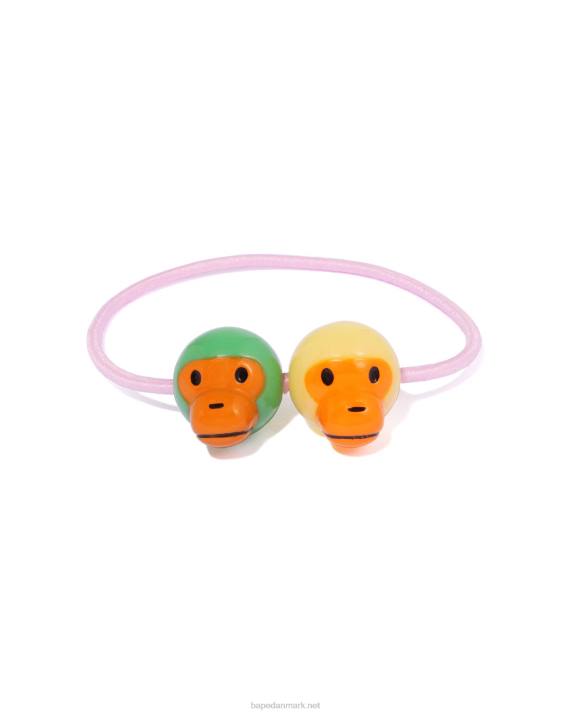 A Bathing Ape Kvinder baby milo hår gummibånd sæt HH6J1075 lysegrøn