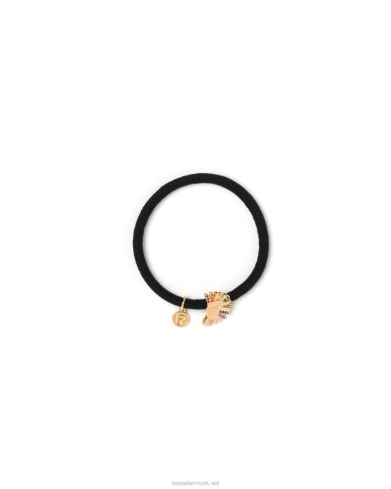 A Bathing Ape Kvinder guld-tonet logo hårbånd HH6J1124 caise