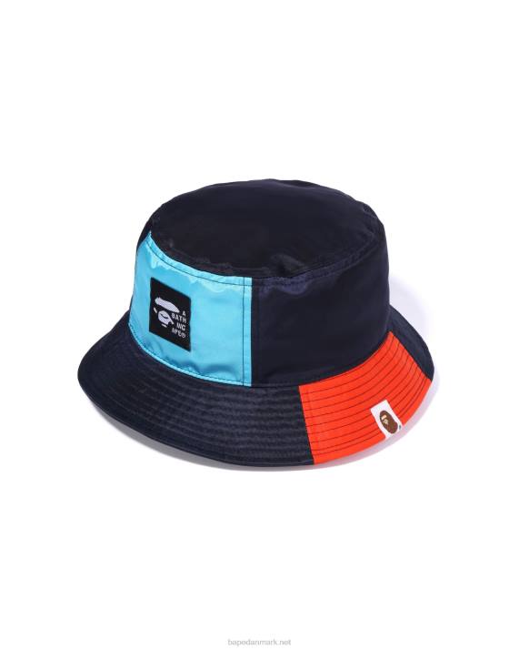 A Bathing Ape Kvinder farve blok bøttehat HH6J1148 caise